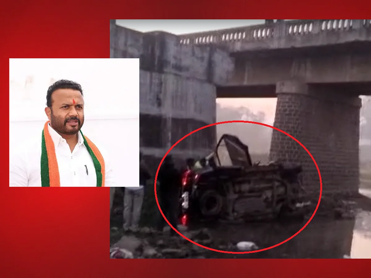 BJP आमदार जयकुमार गोरेंचा भीषण अपघात
