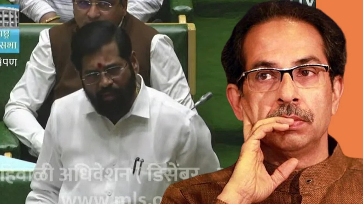Eknath Shinde attacks on uddhav thackeray in maharashtra assembly speech