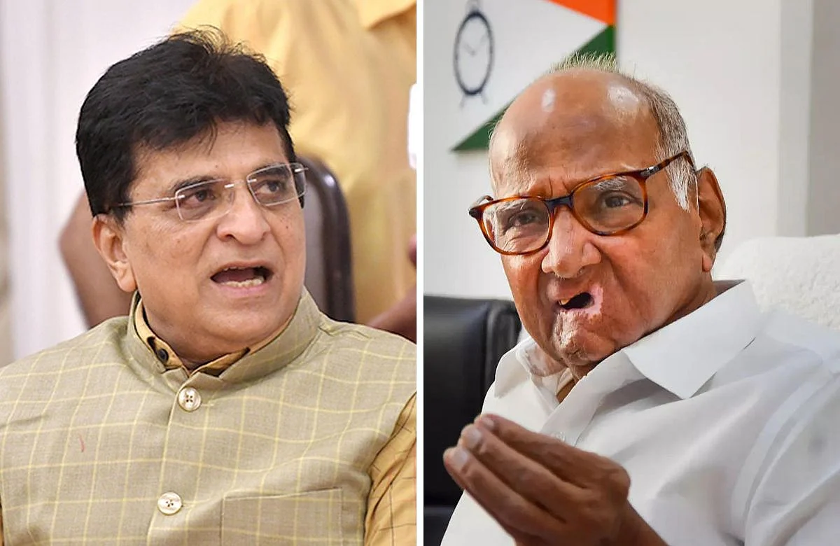 Sharad Pawar - Kirit Somaiya