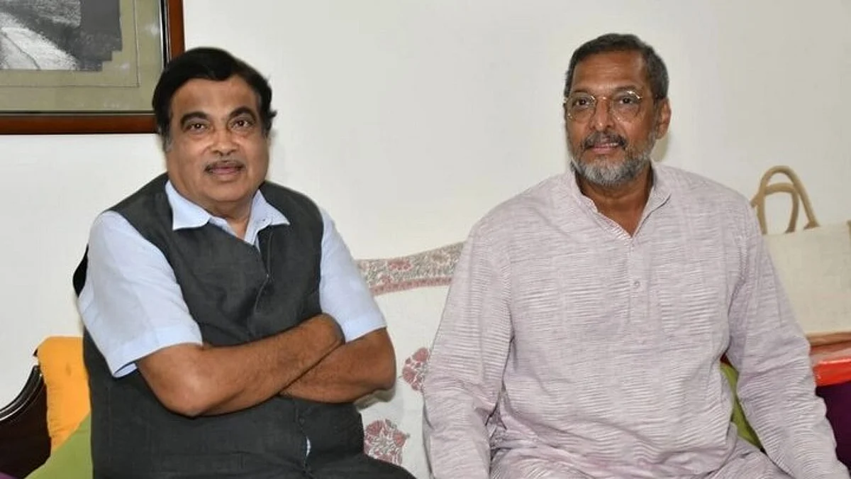 Actor Nana Patekar Praised Union Minster Nitin Gadkari in Nagpur Cultural Festival