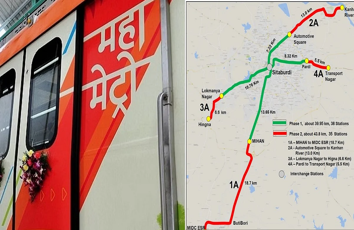 Metro-2 gift to Nagpur residents before Prime Minister Narendra Modi's visit