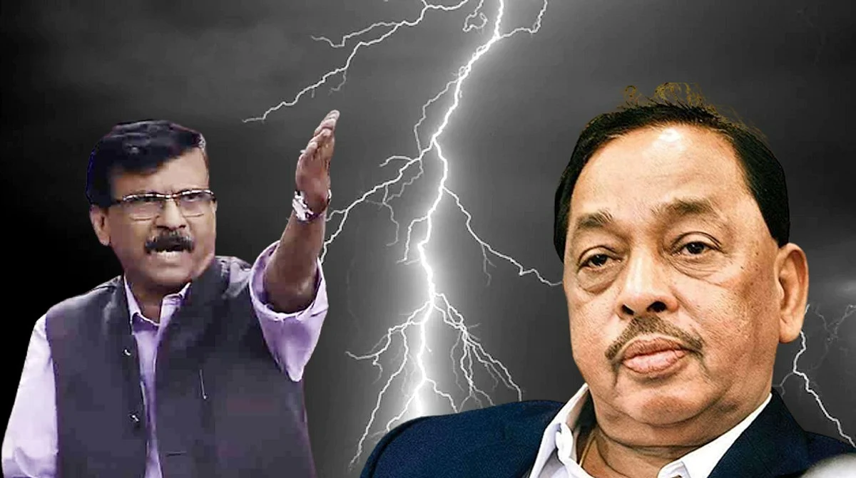 'राणे तुला पूर्ण नागडा करीन...', संजय राऊतांच्या संयमाचा स्फोट