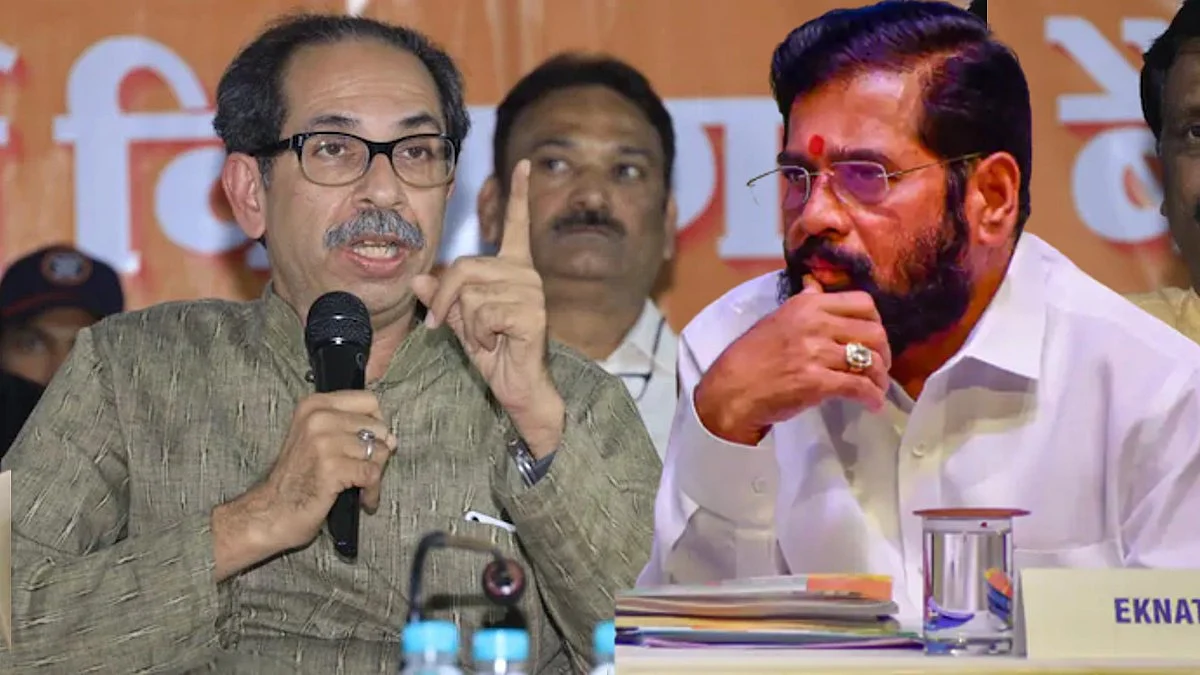 shiv sena symbol fight : why thackeray faction objects on shinde faction district chief