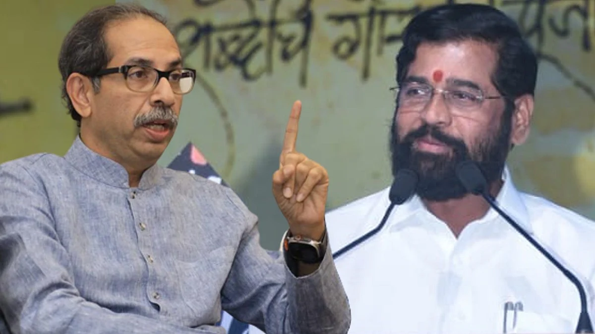 Saamana Editorial : Shiv Sena UBT hits out to Eknath shinde And 40 Rebel MLAs