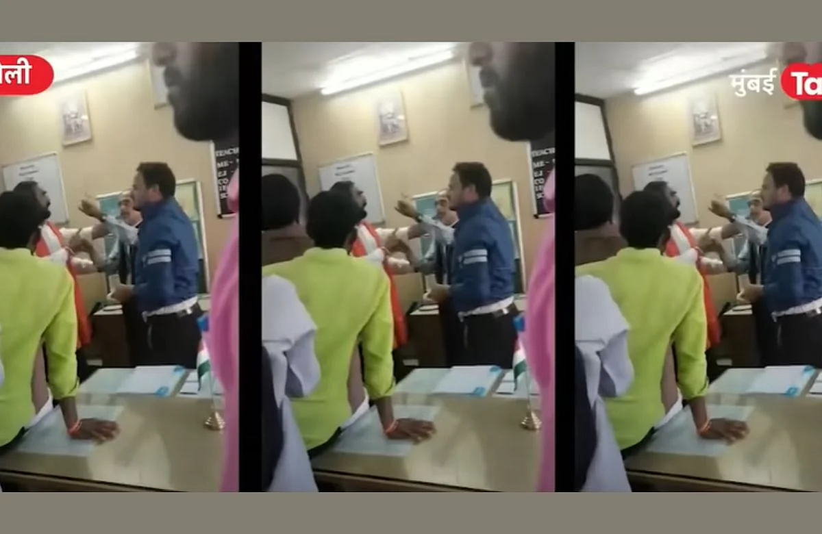 MLA Santosh Bangar slapped to principal