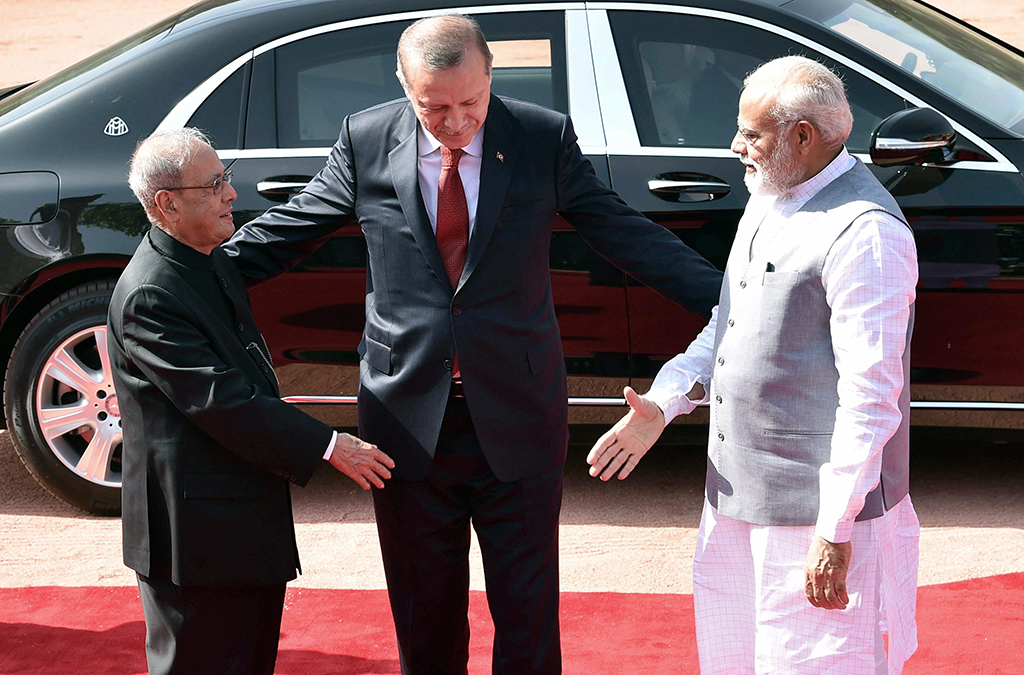 Turkish President Erdogan to hold talks with Prime Minister Modi