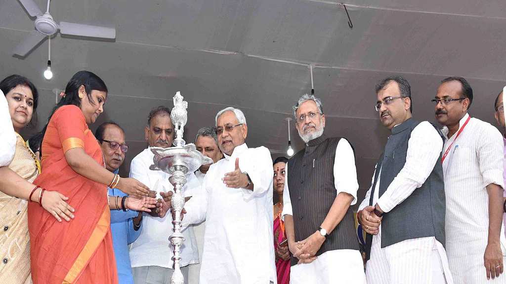 Photo taken from Nitish Kumar’s Twitter account