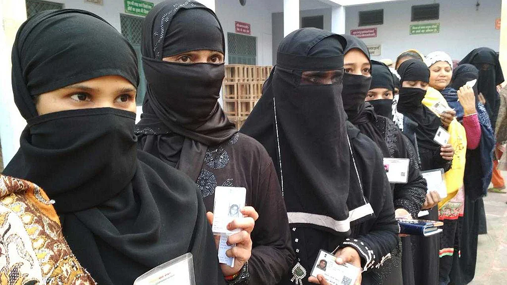 Protest at UP civic polls in Baghpat, Muslim women annoyed