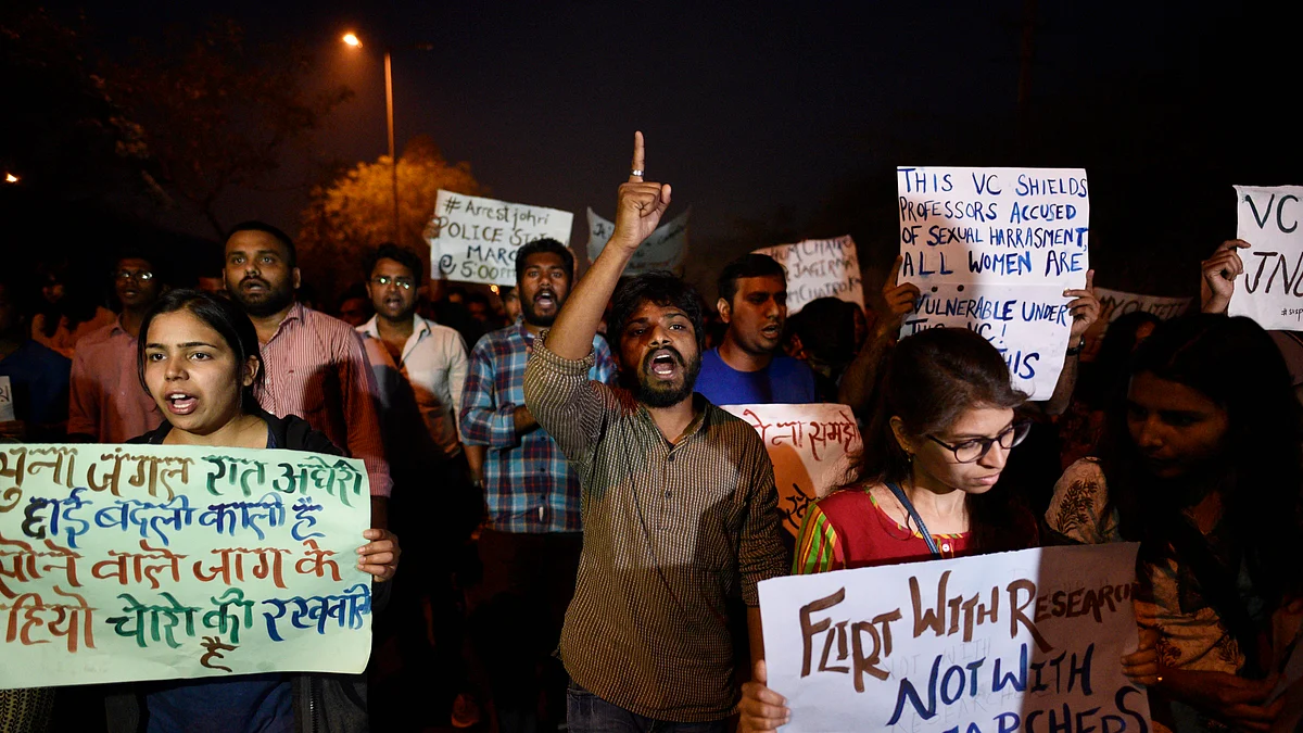 JNU sexual harassment case: Atul Johri arrested, students allege ABVP spreading lies