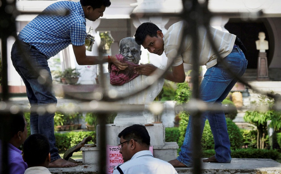 Live Updates: Lenin, Periyar, Mukherjee statue vandalism fallout escalates