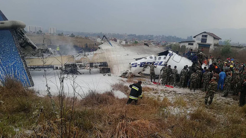 US-Bangla plane carrying 67 passengers crashes in Kathmandu