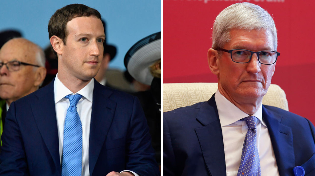 CEO vs CEO: Facebook’s Mark Zuckerberg stung by Apple’s Tim Cook