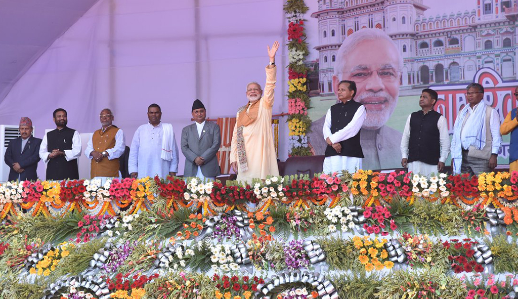 Modi, Oli launch Janakpur-Ayodhya bus link as part of “Ramayan Circuit”