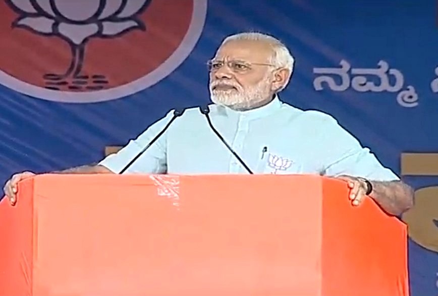 Watch: Karnataka crowd starts leaving before PM Modi finishes speech