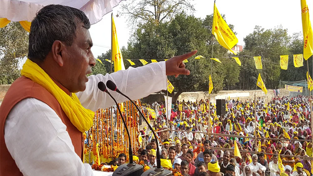 BJP ally, UP minister OP Rajbhar defends Akhilesh in bungalow damage row