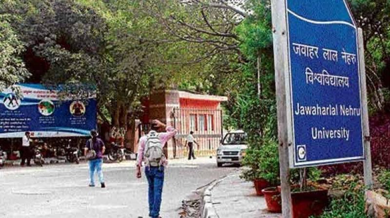 JNU slaps ₹20,000 fine on five students for frying pakodas, another for “Jai Bheem” slogan