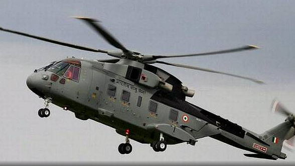 An AgustaWestland helicopter