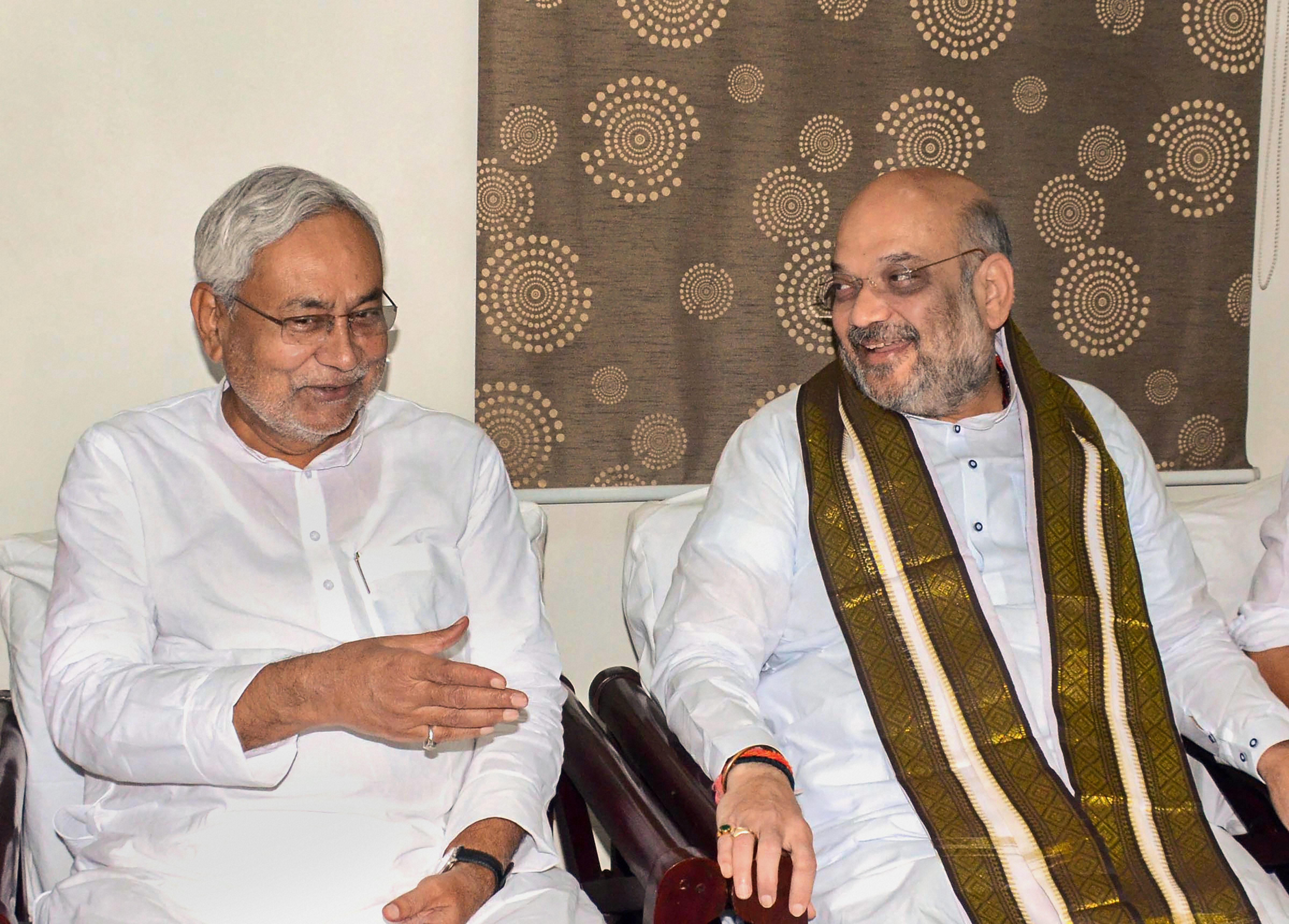 Amit Shah agrees to play second fiddle to Nitish in Bihar