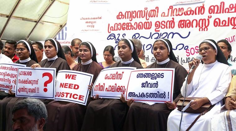 Kerala nuns sit on indefinite fast to ensure state acts against rape-accused bishop