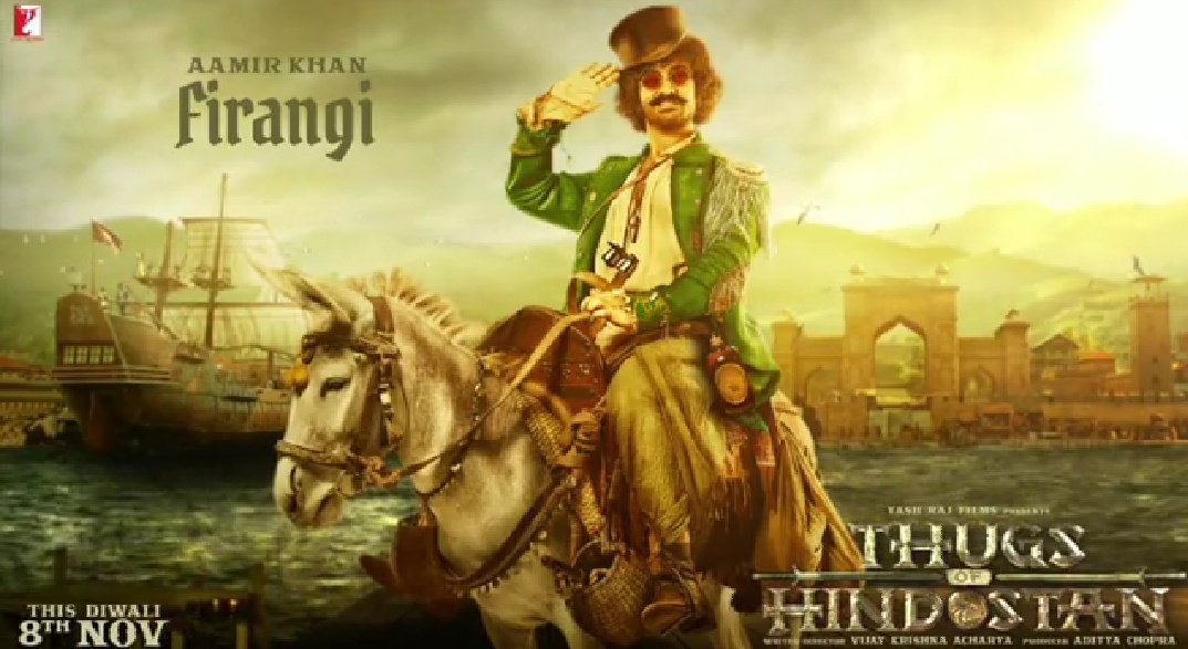 Firangi: Another Thugs of Hindostan poster with traces of Pirates of Caribbean