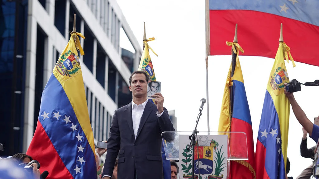 Trump backs Venezuelan opposition leader as President forcing Nicolas Maduro to cut ties with Washington