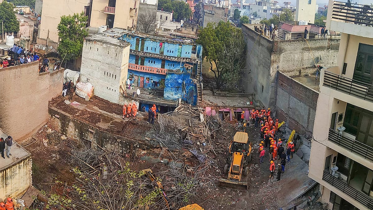 Gurugram building collapse Six bodies recovered from collapsed