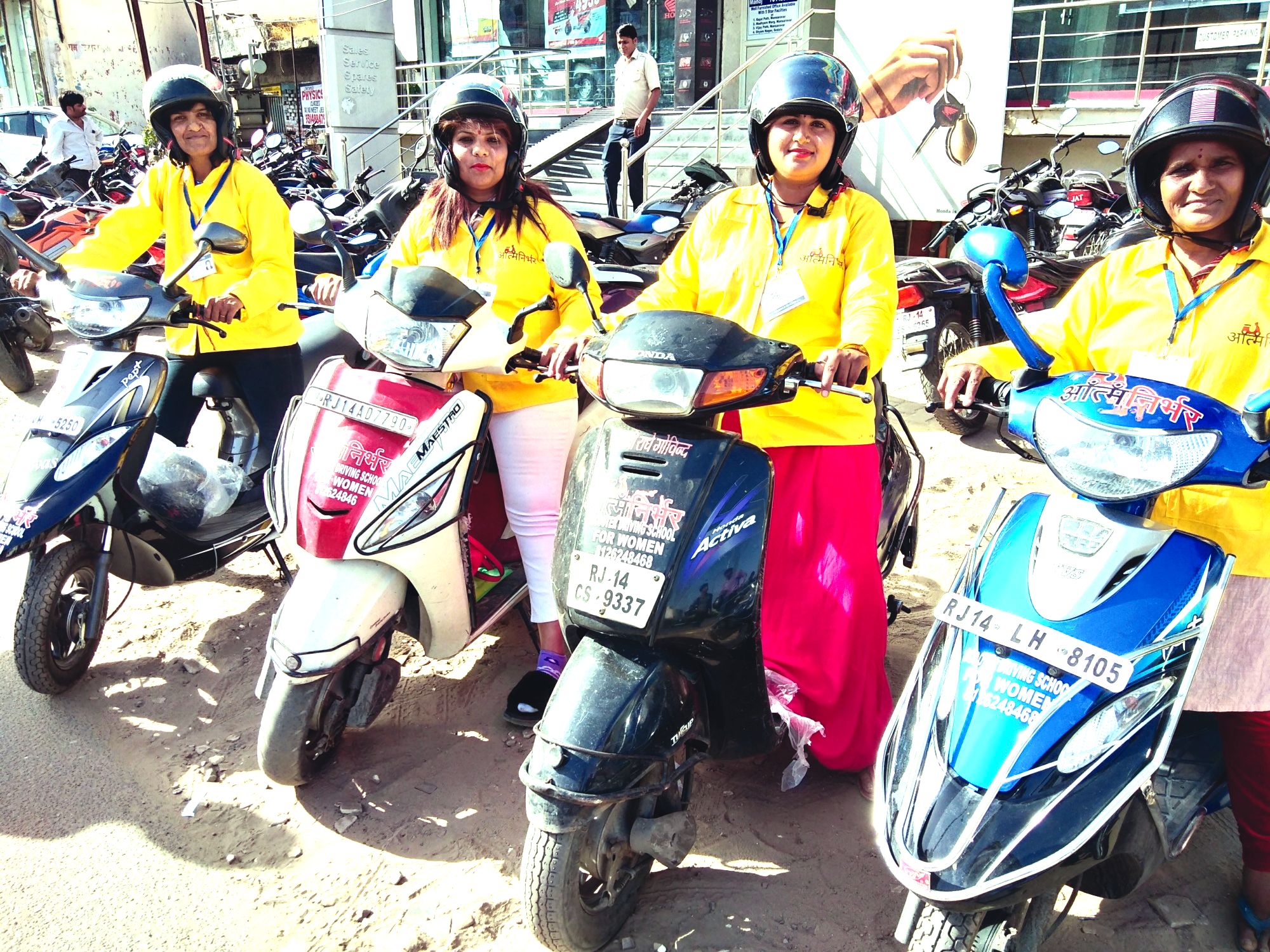 Aatm Nirbhar; women-oriented driving school gives women wings on two wheels