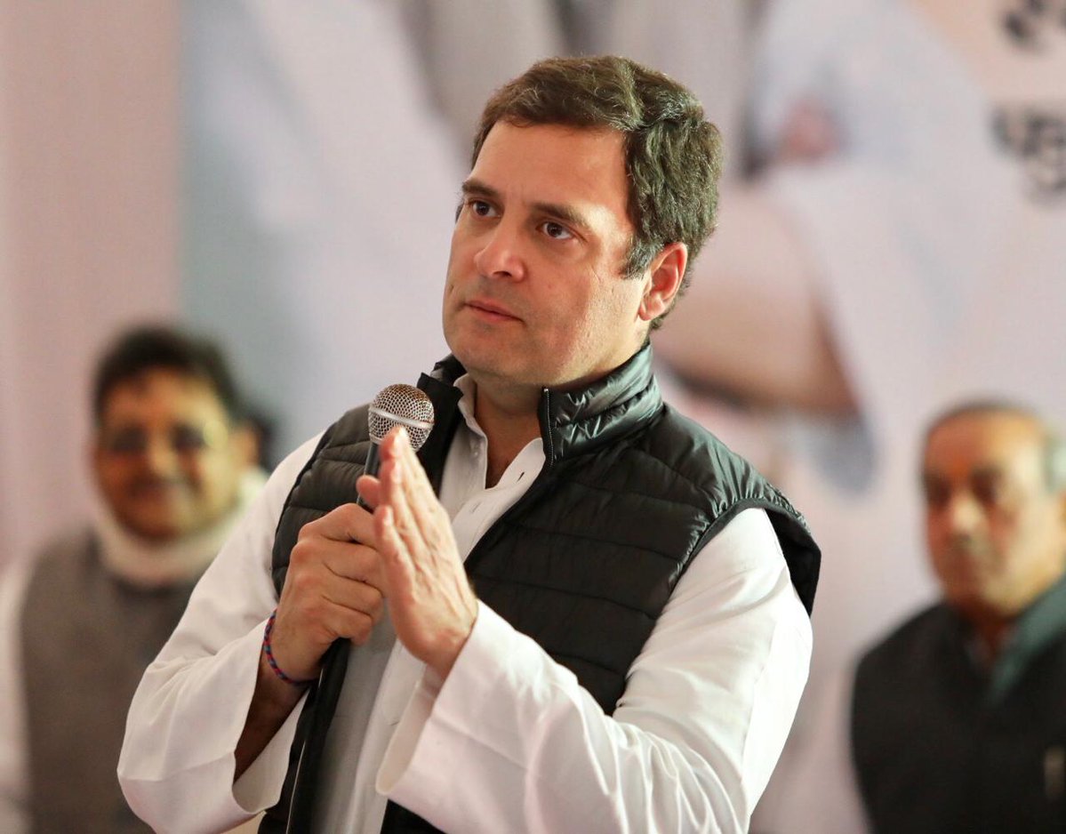 Rahul Gandhi in Amethi: I don’t talk of hatred but respect, Congress will contest LS polls with full strength