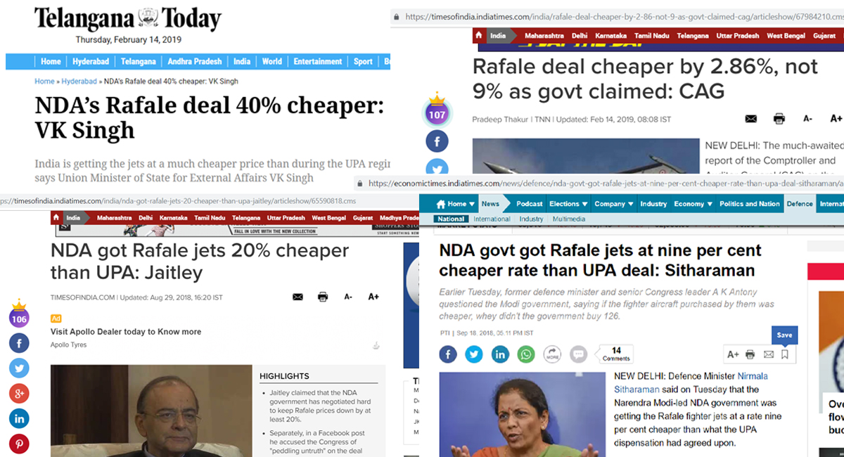 CAG’s mysterious maths adds to growing confusion on Rafale pricing