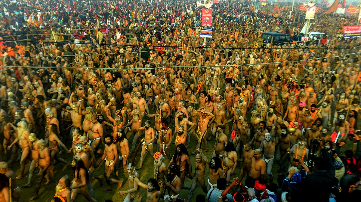 Millions take bath on second Shahi snan in Kumbh on Mauni Amavasya; thousands take deeksha as Naga Sadhus