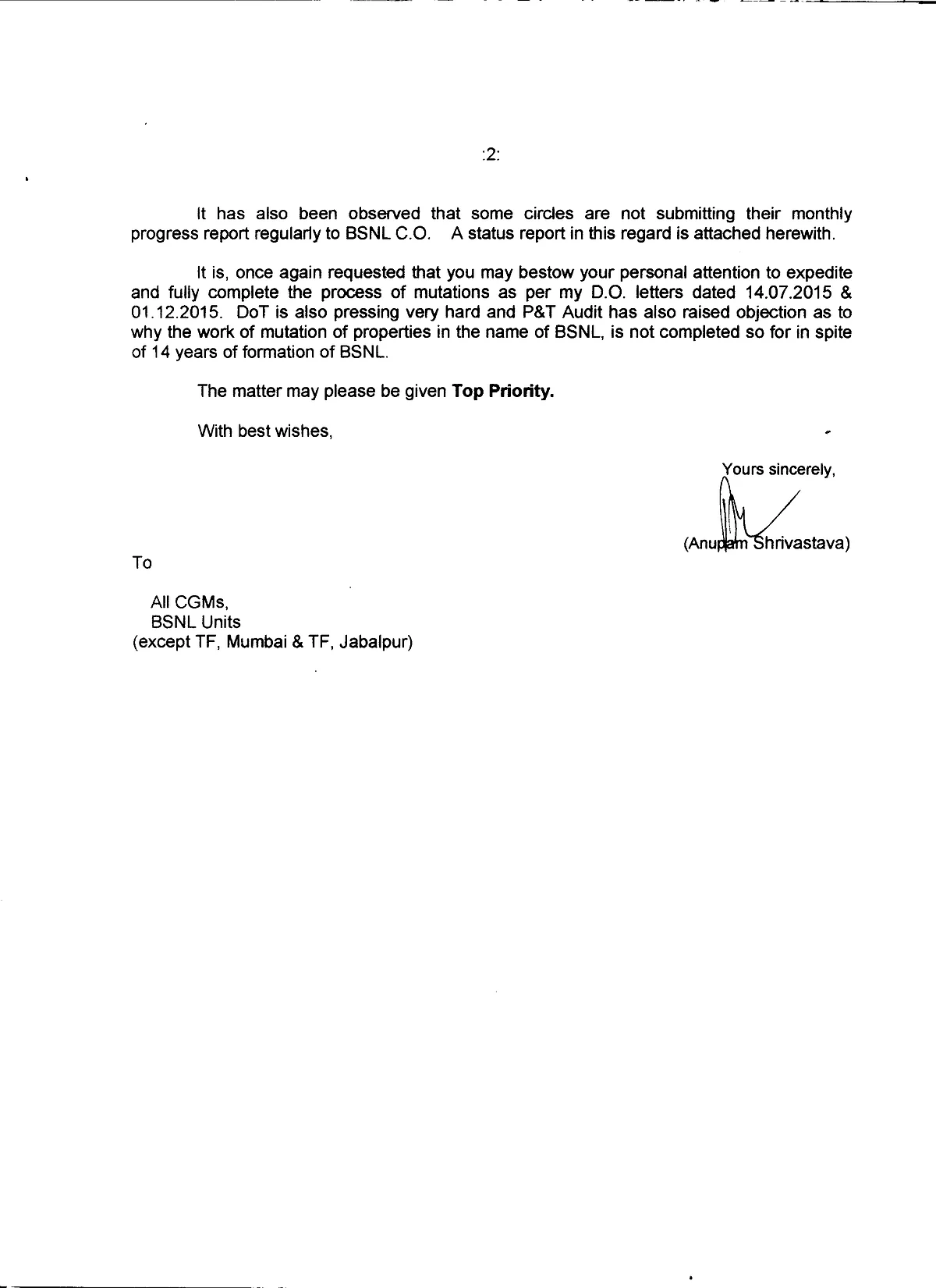 Top DoT, BSNL officials involved in illegally transferring govt assets worth thousands of crores