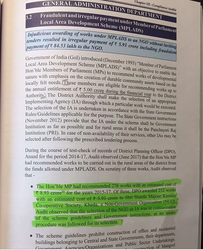 CAG detects fraud by Smriti Irani in her MPLAD fund use in Gujarat