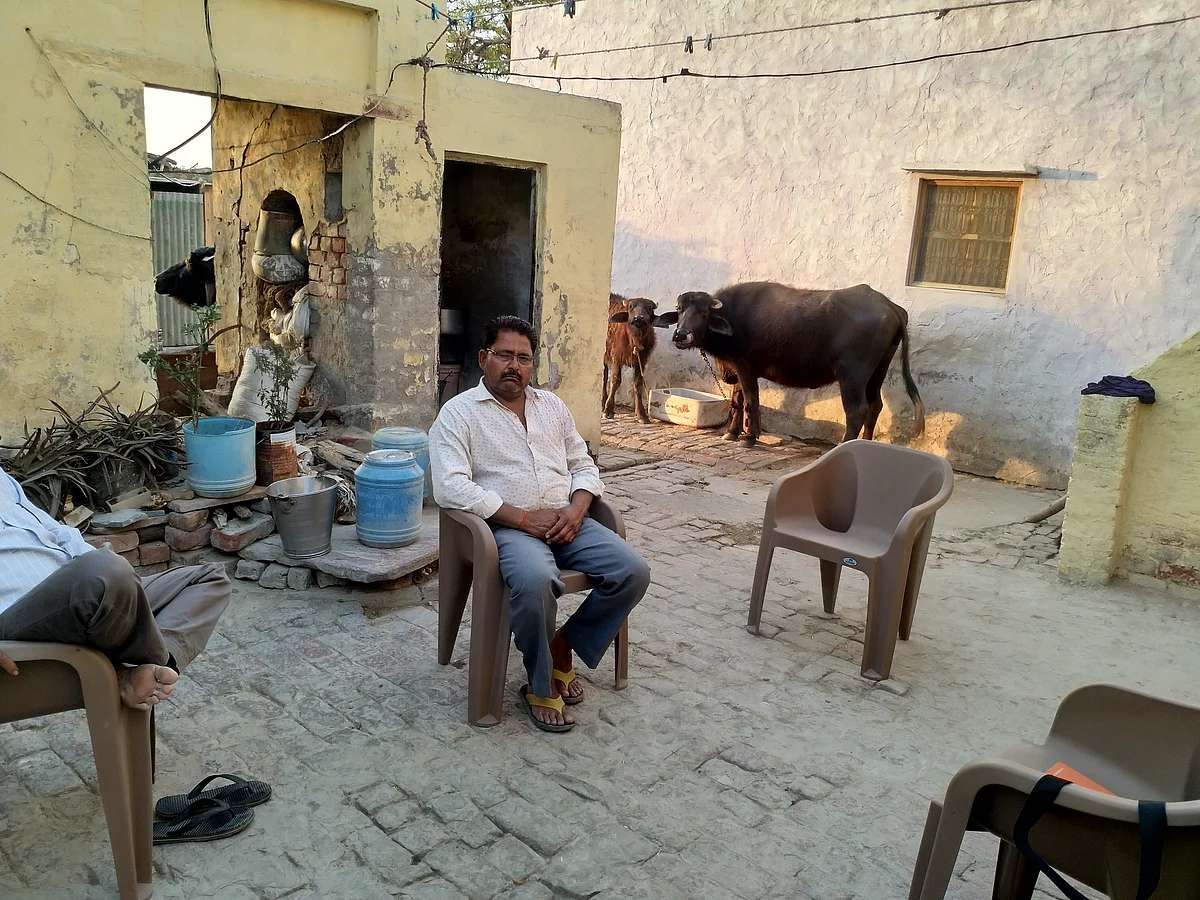 Kamal Kishore, the village head of Nainana in Fatehpur Sikri/NH