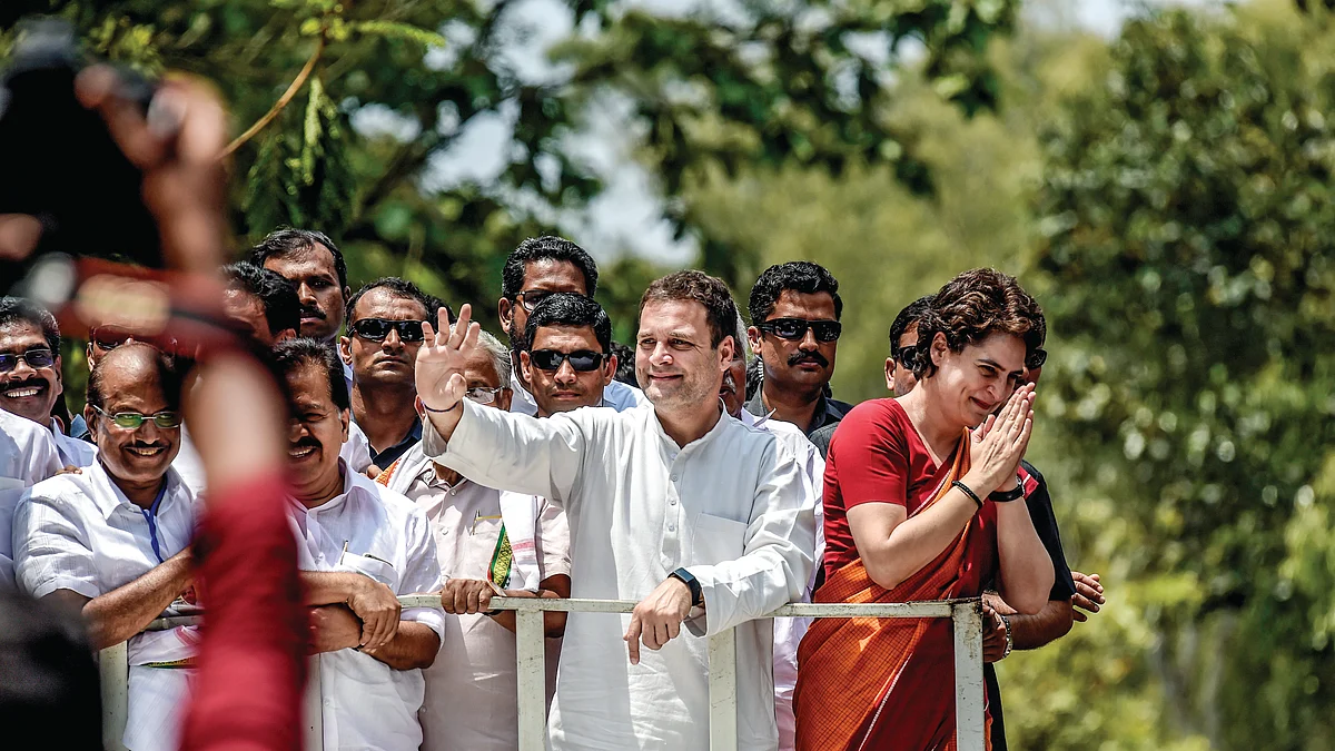 Congress President Rahul Gandhi and Congress General Secratary Priyanka Gandhi