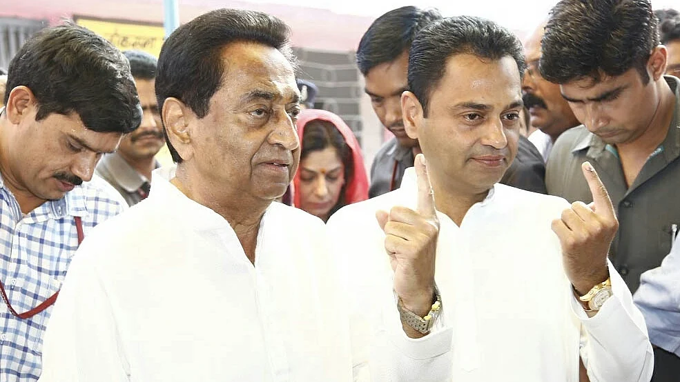 Madhya Pradesh: Kamal Nath, son leading; all other heavyweights trailing