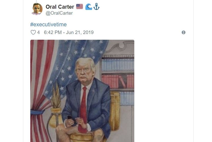 Donald Trump trolled for tweets on why he stopped strike on Iran