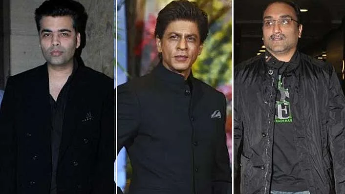 From Left to right (Karan Johar, Shah Rukh Khan and Aditya Chopra)
