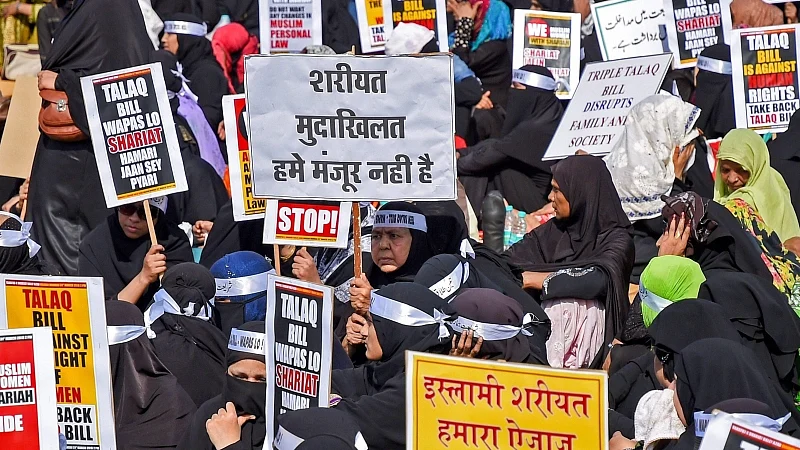 Even Muslim women activists and groups opposed the triple talaq bill brought by Narendra Modi government in its first term (file photo).