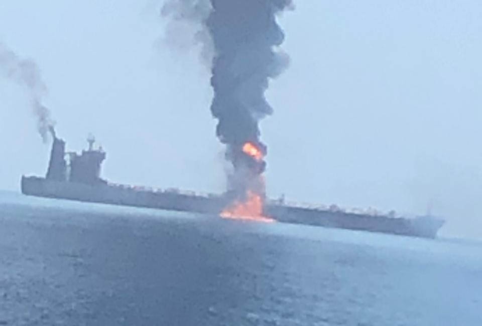 Oil prices jump nearly 4% over attack on oil tankers