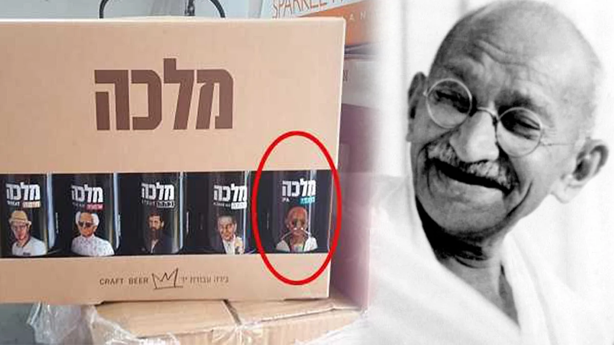 Mahatma Gandhi’s image on liquor bottles of Israel-based company rakes up controversy