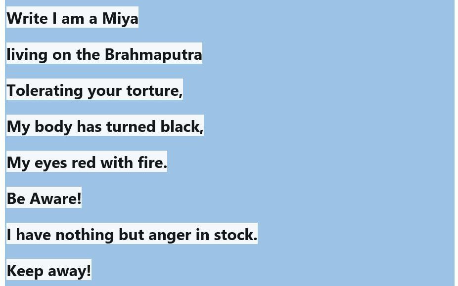 One poem,10 accused: Writing poetry not a solution, says FIR against ‘Miyah Poetry’ in Assam