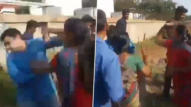 Tamil Nadu man thrashed by his 2 wives in public