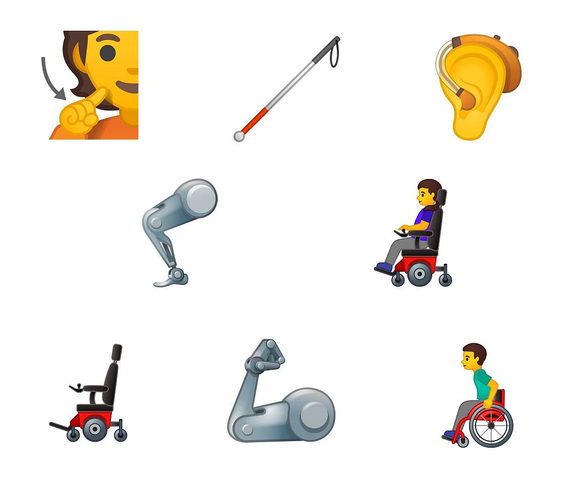 Emoji 12.0 also features an assortment of innovative accessibility-centred emoji groups.