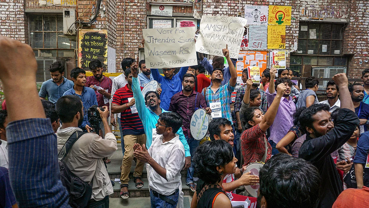JNUSU polls: Left maintains lead, Delhi HC restrains JNU from declaring results