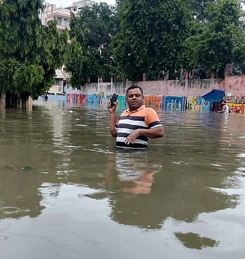 WATCH: Patna flooded after incessant rains #BiharRains