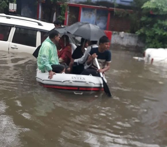 WATCH: Patna flooded after incessant rains #BiharRains