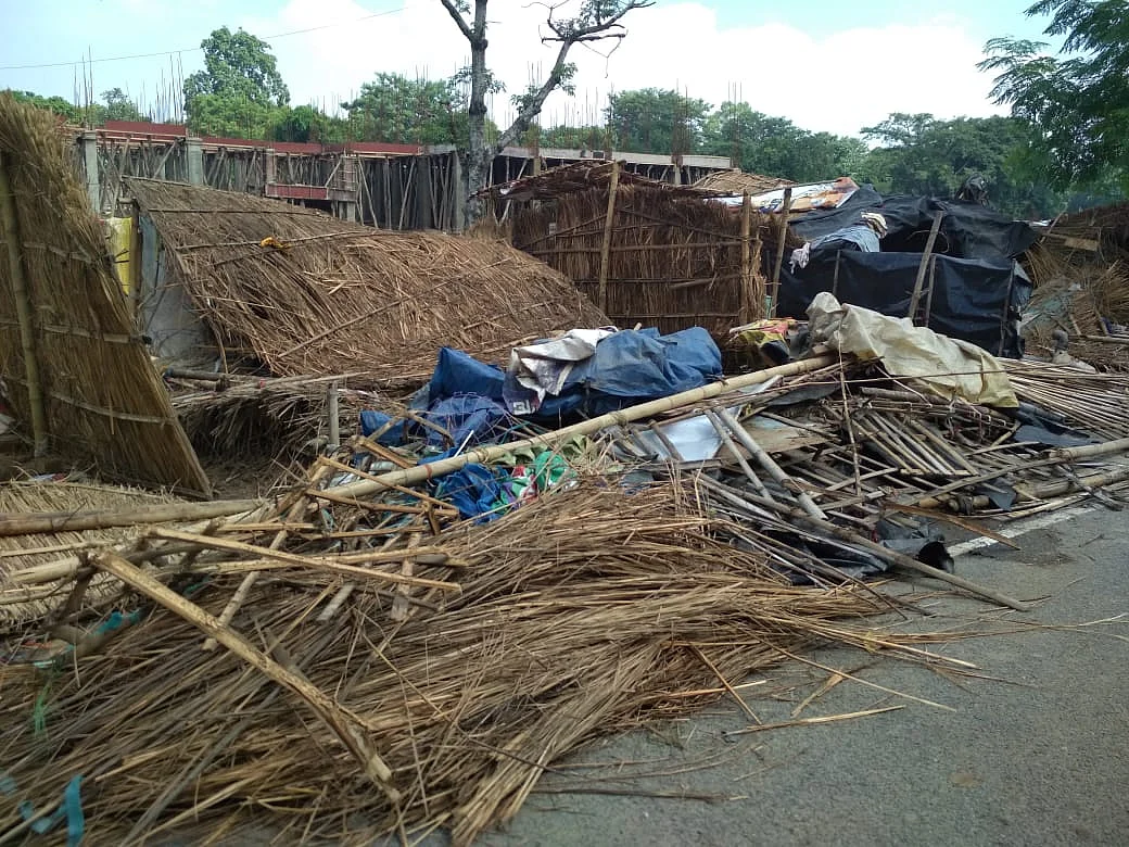 Patna floods: As common people struggle with a civic crisis, Nitish govt demolishes slums