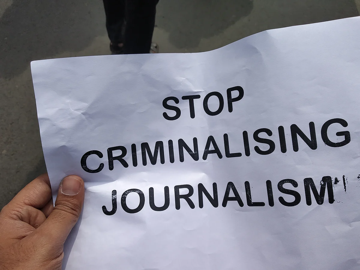 Posters carried by protestors 