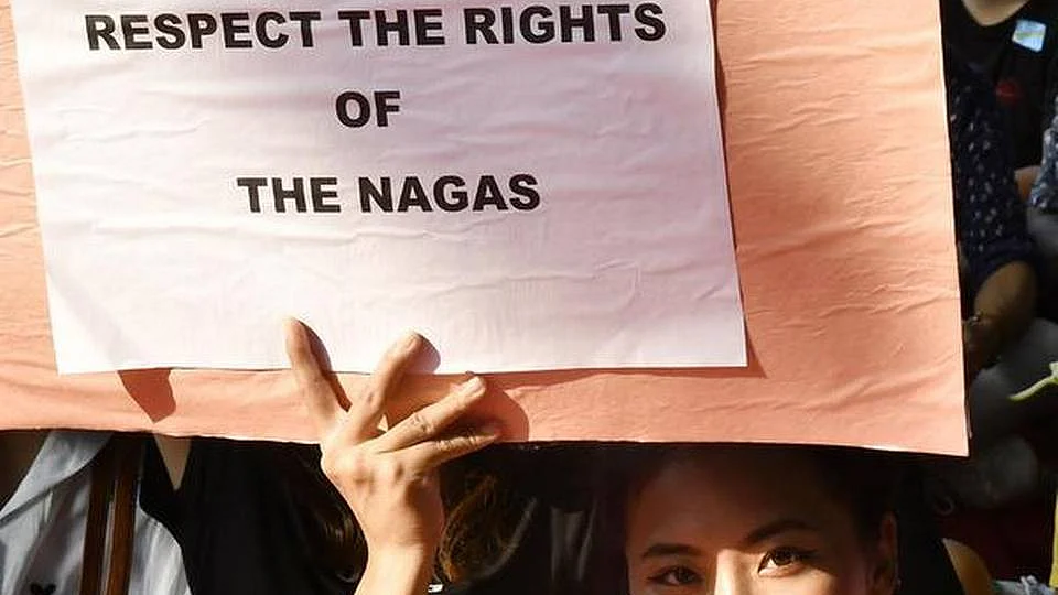 Nagaland people protest (Photo courtesy: social media)