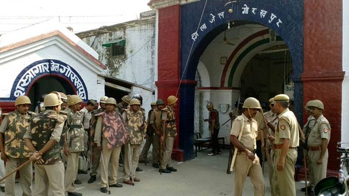 Violence in Gorakhpur jail as inmates protest